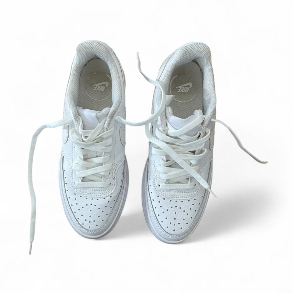 Nike Court Vision Alta platform Women's White Sneaker Sz 7. - Picture 7 of 8
